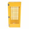 Vestil Vertical Cylinder Storage Cabinet, 5-10 Cylinder Capacity, Yellow, Depth: 30" CYL-V-510